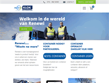 Tablet Screenshot of klokcontainers.nl